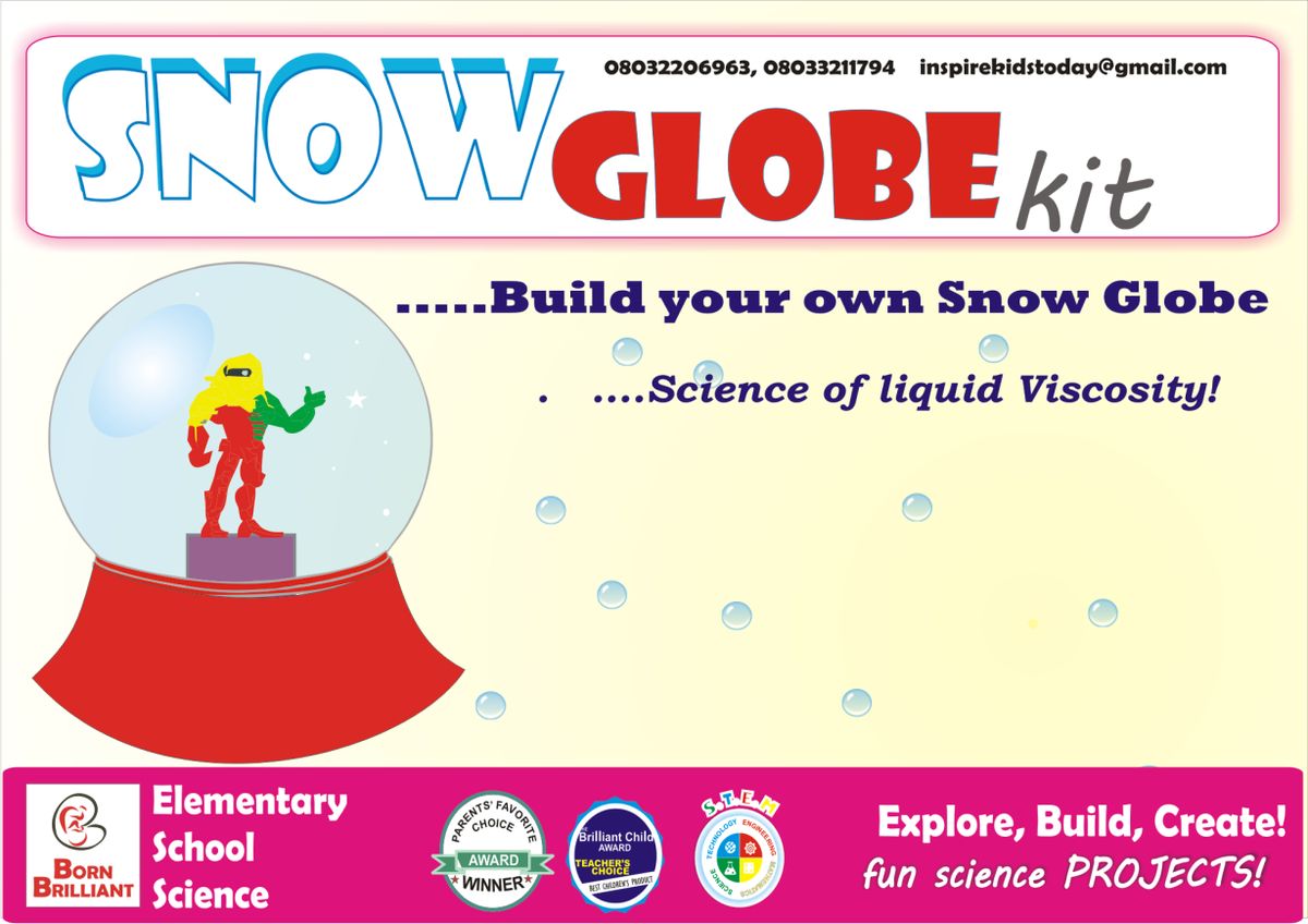 Snow Globe Make-it-yourself Two In A Pack Kit