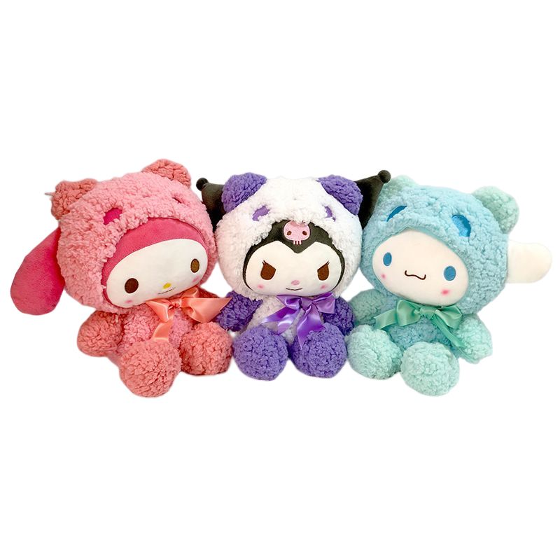 Kawaii Cartoon Panda Transformed Into Sanrio Collection My