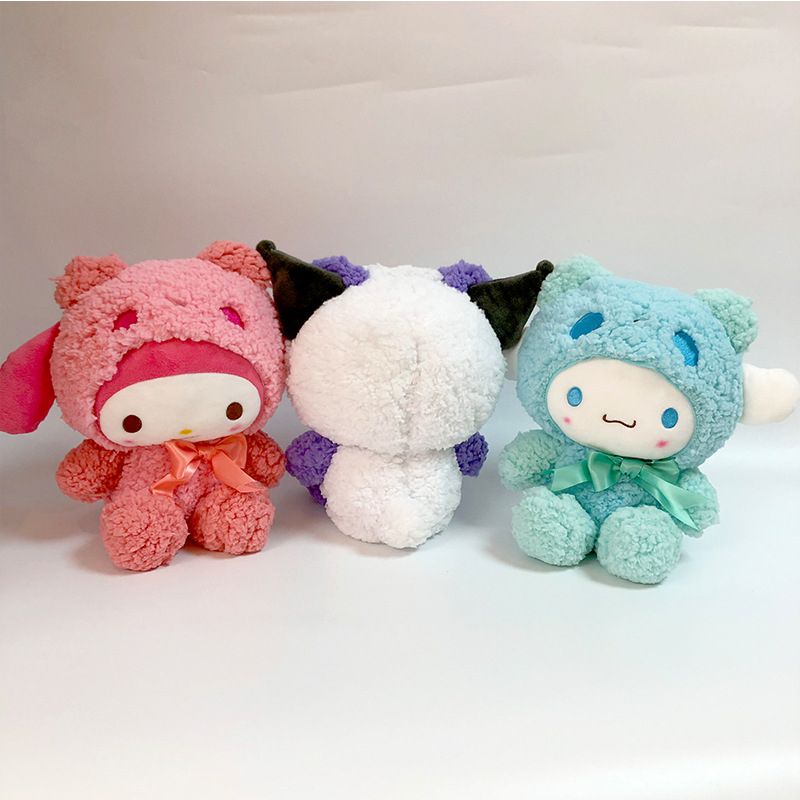 Kawaii Cartoon Panda Transformed Into Sanrio Collection My