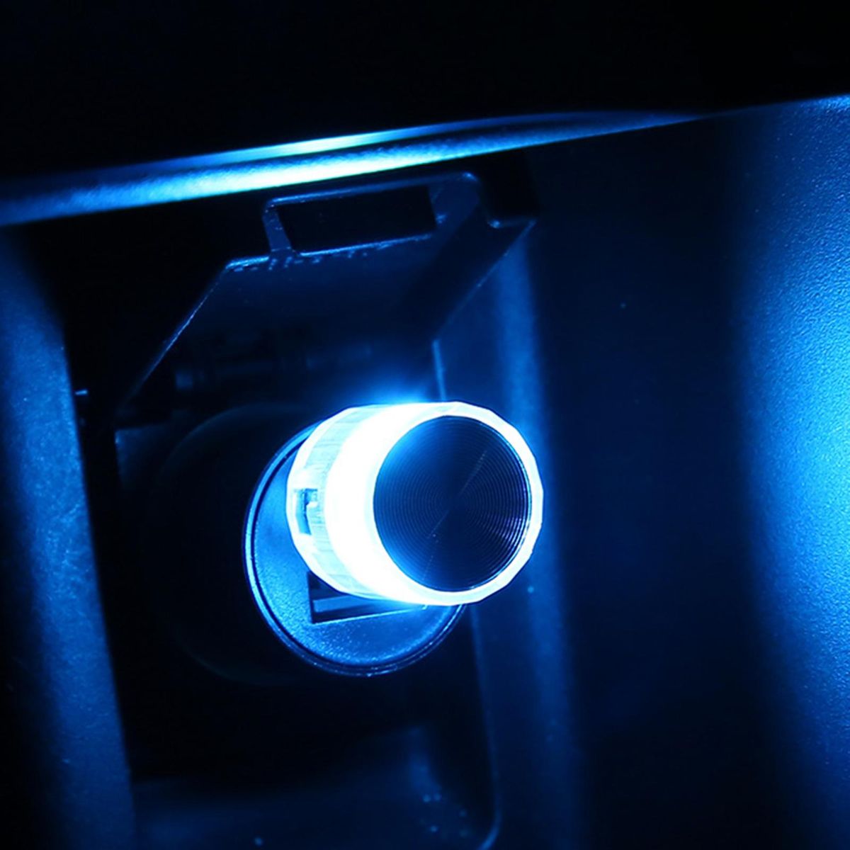 Mini Usb Light Mini Usb Car Lamp Portable Led Atmosphere for Emergency Light Blue