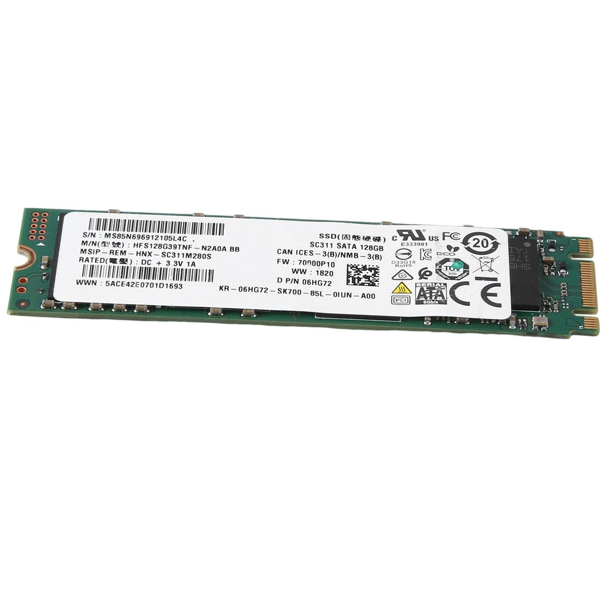 For SK Hynix SC311 128GB SATA SSD HFS128G39TNF-N2A0A BB M.2