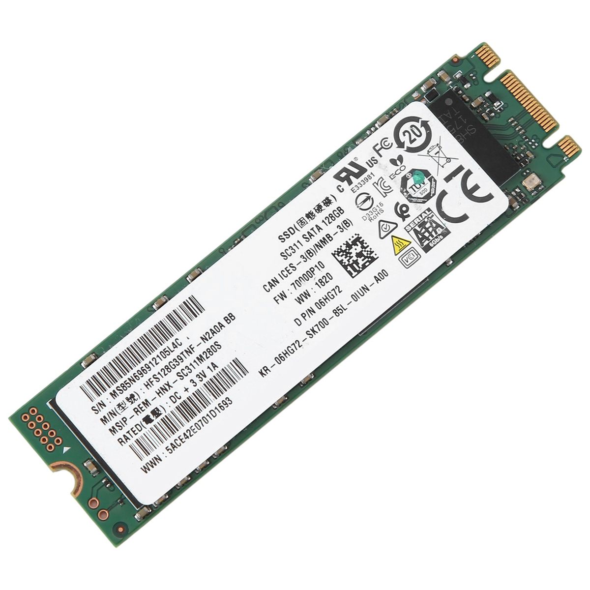 For SK Hynix SC311 128GB SATA SSD HFS128G39TNF-N2A0A BB M.2