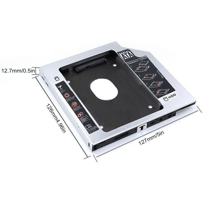Hard Disk Drive Adapter HDD SSD   Bra Ket For 2.5-in H   Hard Disk-aluminium-127*126*12.7mm