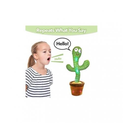 Cactus Talking, Speak And Dancing Toy Talk Record Repeat Toy