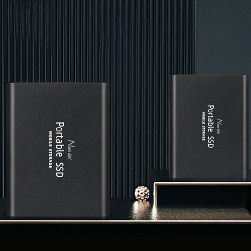 USB 3.1 High-Speed Mobile Hard Disk Portable Hard Drive SSD Solid State Drive-black-100*29.5*9mm