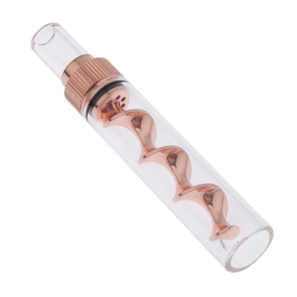 Spiral Dried Buring Herb Smoking Holder Accessories Set 9ml Rose Gold