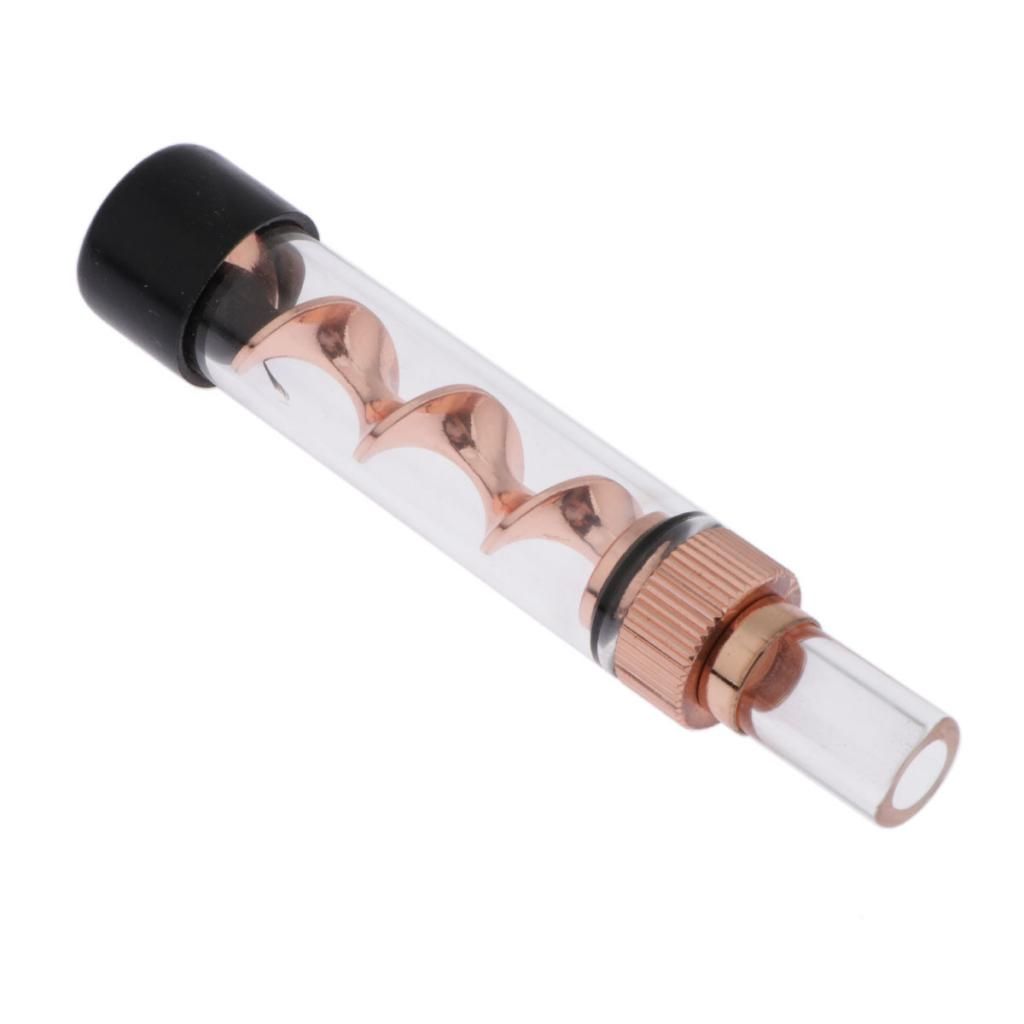 Spiral Dried Buring Herb Smoking Holder Accessories Set 9ml Rose Gold