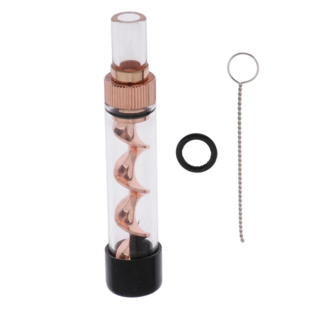 Spiral Dried Buring Herb Smoking Holder Accessories Set 9ml Rose Gold