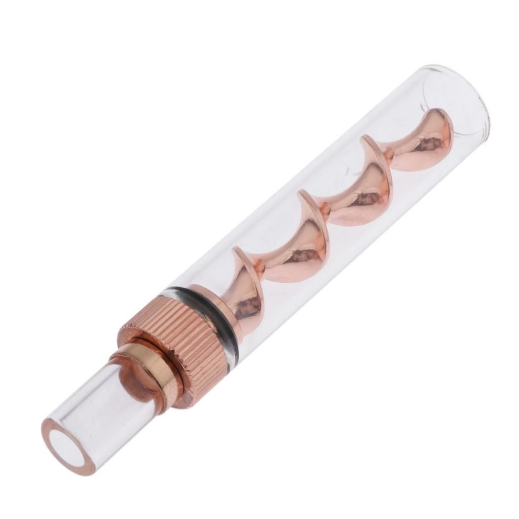 Spiral Dried Buring Herb Smoking Holder Accessories Set 9ml Rose Gold