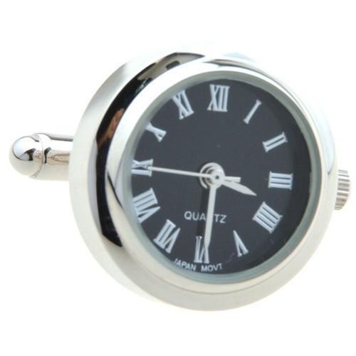 Stainless Steel Metal Horologe Cufflink Manufacturer Custom Men Cufflinks And Tie Clips