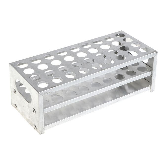 Aluminum Test Tube Rack For Lab Testing Shot Glasses Tube Spice