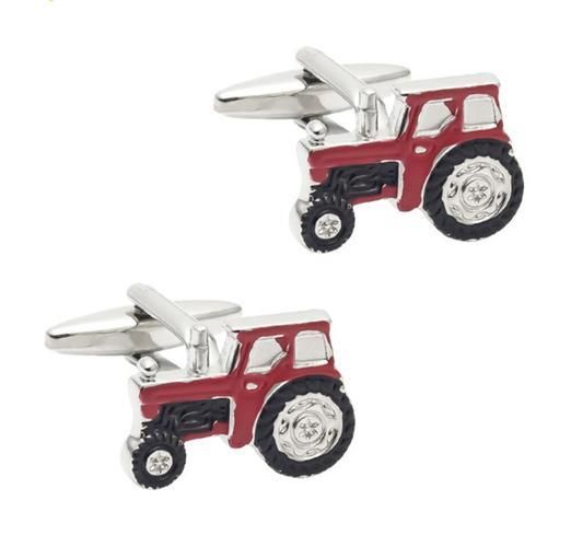 10pairs/lot Copper Enamel Red SUV Car Cufflinks Vintage Big Red Bus Cuff Link Men's Jewelry Accessory