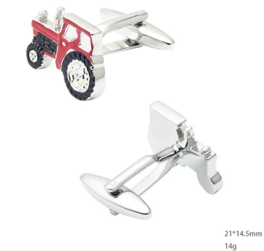 10pairs/lot Copper Enamel Red SUV Car Cufflinks Vintage Big Red Bus Cuff Link Men's Jewelry Accessory