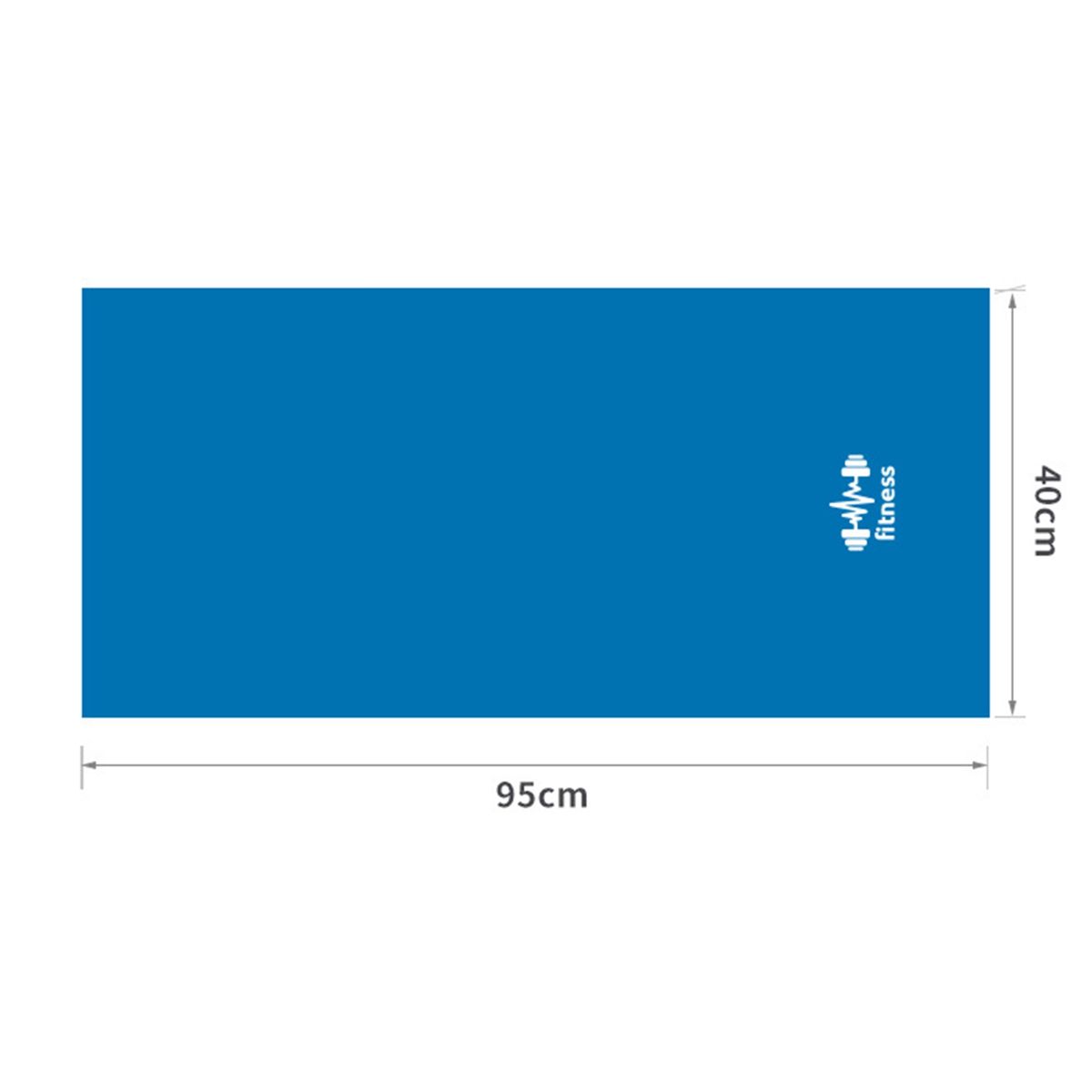 Gym Towel Feeling Cool Ice Microfiber Towel Sports Equipment Blue