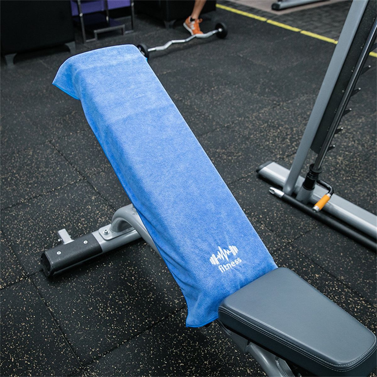 Gym Towel Feeling Cool Ice Microfiber Towel Sports Equipment Blue