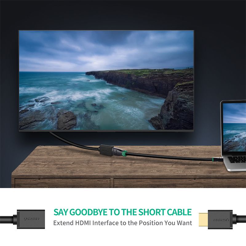 HDMI Extension Cable 4K 60Hz HDMI 2.0 Extender Adapter 0.5M