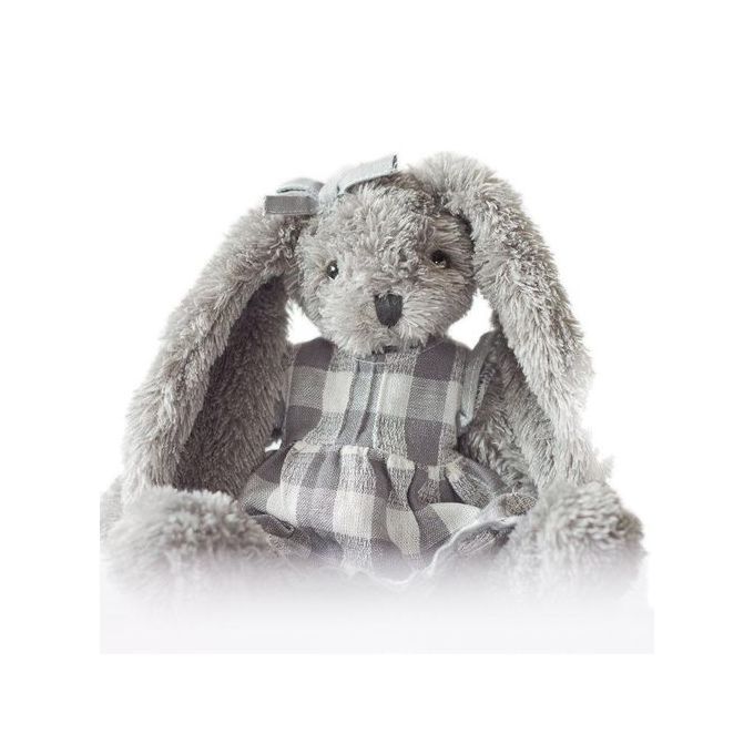 Dabron Foreign Trade Doll Plush Toy Sarong Skirt Rabbit New Doll # Gray Plaid Skirt