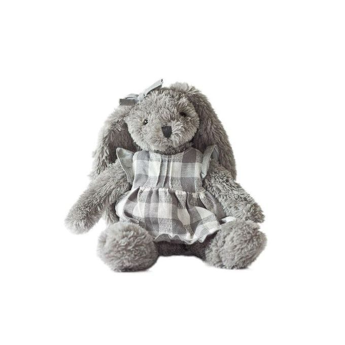 Dabron Foreign Trade Doll Plush Toy Sarong Skirt Rabbit New Doll # Gray Plaid Skirt