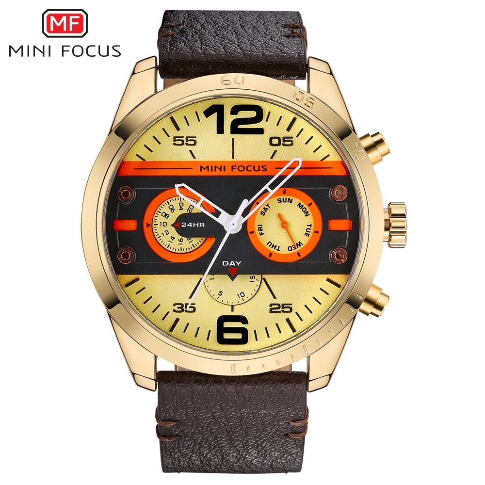Top Luxury Brand Watch Famous Fashion Sports Cool Men Quartz Watches Waterproof Wristwatch For Male Gold