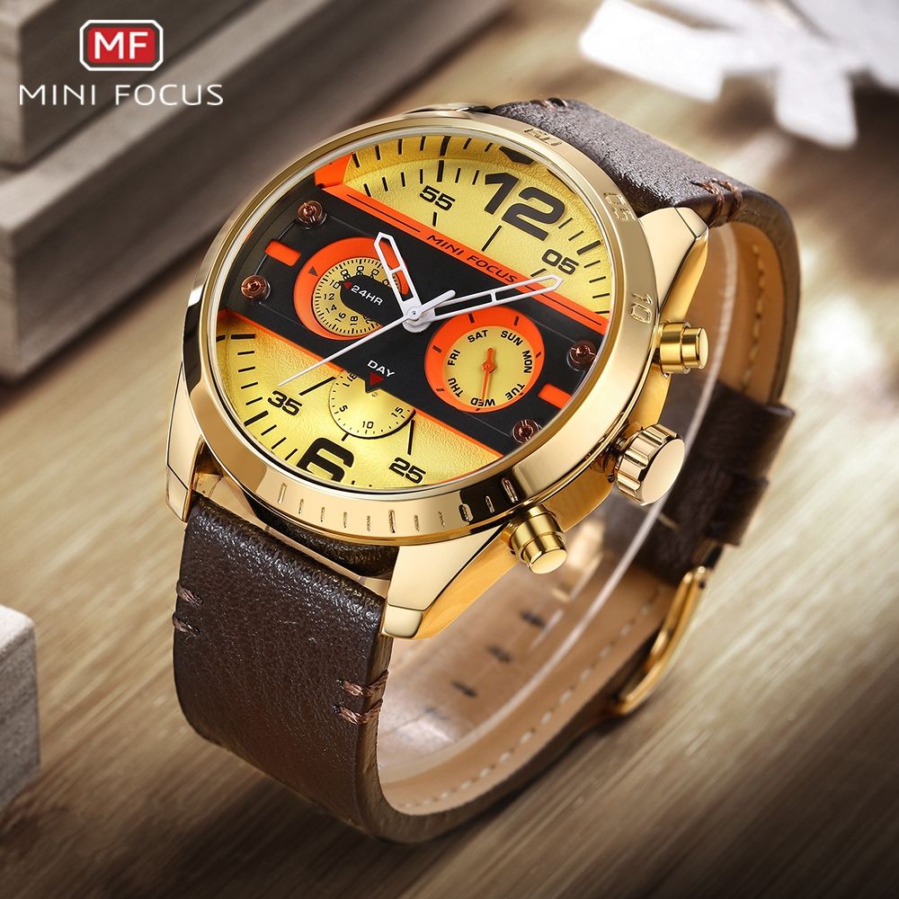 Top Luxury Brand Watch Famous Fashion Sports Cool Men Quartz Watches Waterproof Wristwatch For Male Gold