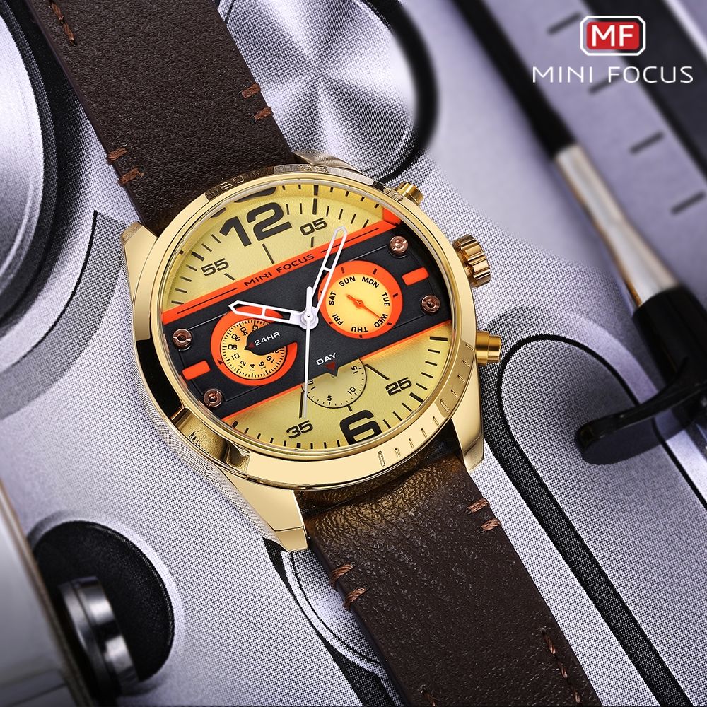 Top Luxury Brand Watch Famous Fashion Sports Cool Men Quartz Watches Waterproof Wristwatch For Male Gold