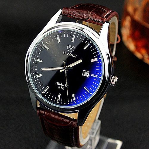Top Luxury Brand Watch Famous Fashion Sports Cool Men Quartz Watches Wristwatch Gift For Male YZL310H-Brown