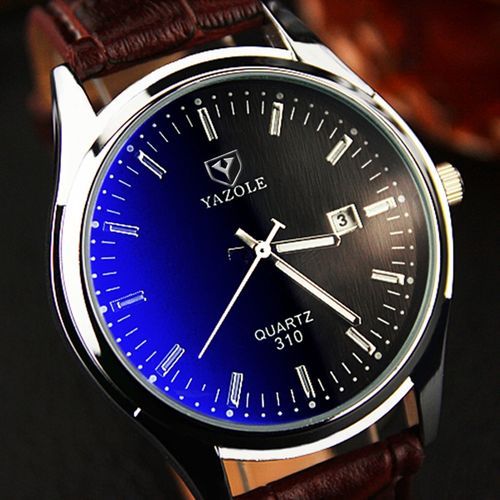 Top Luxury Brand Watch Famous Fashion Sports Cool Men Quartz Watches Wristwatch Gift For Male YZL310H-Brown