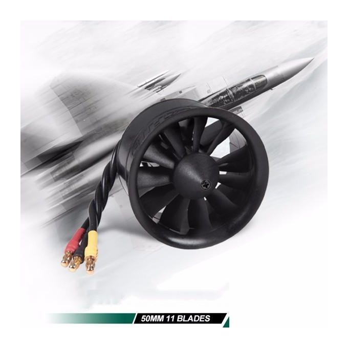 TOPACC FMS 50mm 11 Blades Ducted Fan EDF With 2627 KV4500 KV5400 3S 4S Brushless Motor - 5400KV