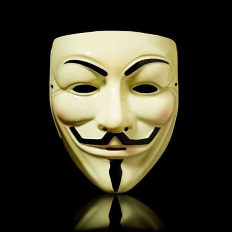 Hackers Mask Multiple Colour V For Mask Costume Cosplay