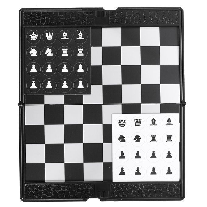 Mini Magnetic Wallet Folding Chess Set Wallet Pocket Board Games For Travel