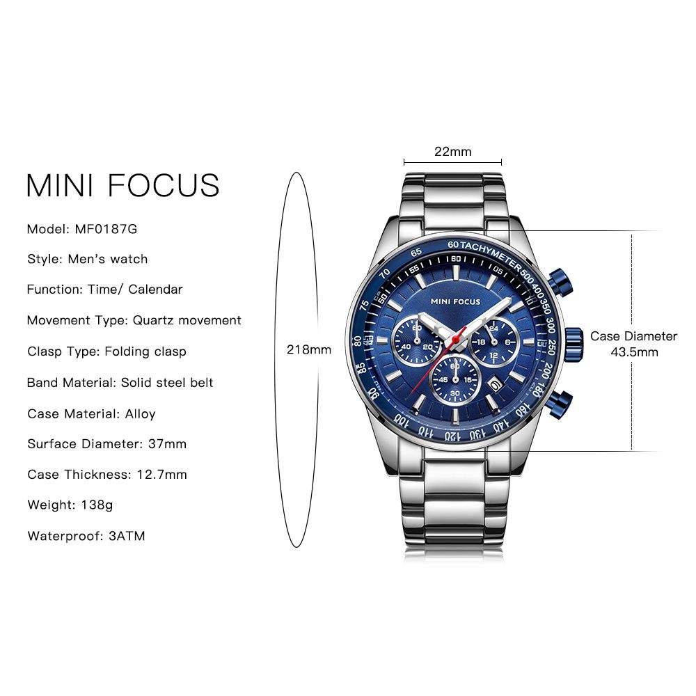 Watch Fashion Sports Men Quartz Watches For Male MF0187G.03