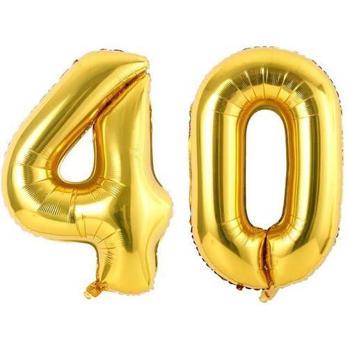 Number 40 Birthday Foil Balloon