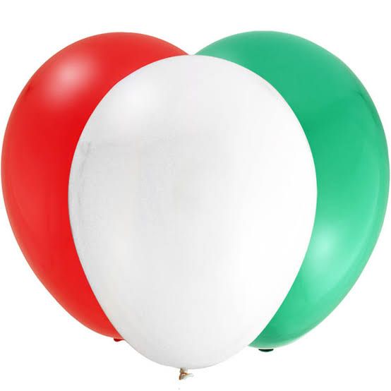 300pcs - Decorative Balloon - 100pcs X 3 Colours That Appear