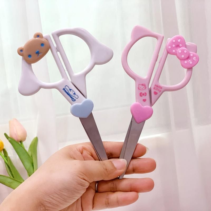 Sanrios Anime Cinnamoroll Kt Cat Art Hand Scissors Kawaii