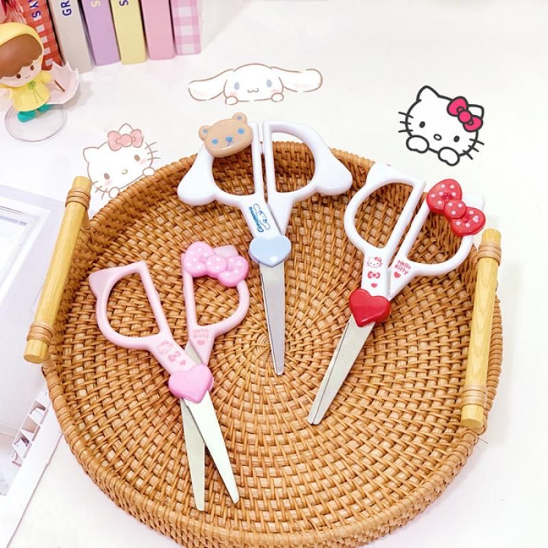 Sanrios Anime Cinnamoroll Kt Cat Art Hand Scissors Kawaii