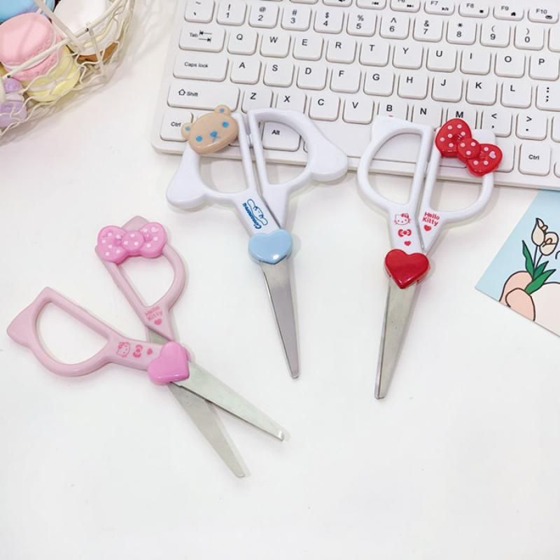 Sanrios Anime Cinnamoroll Kt Cat Art Hand Scissors Kawaii