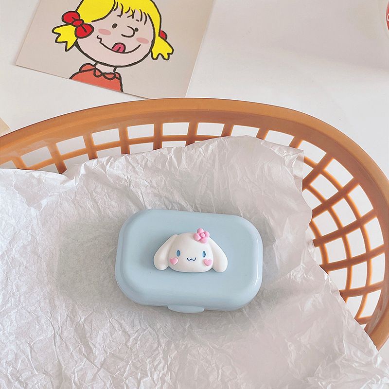 Kawaii Sanrio Contact Lens Box Mymelody Cinnamoroll Kuromi