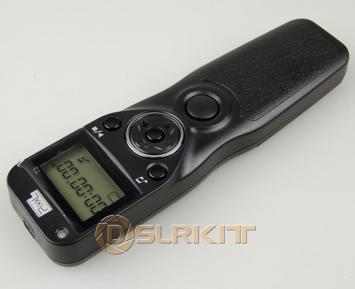 PIXEL T3 Wired Timer Remote Shutter Release For 50D 40D 30D 7D 6D(T3/N3)