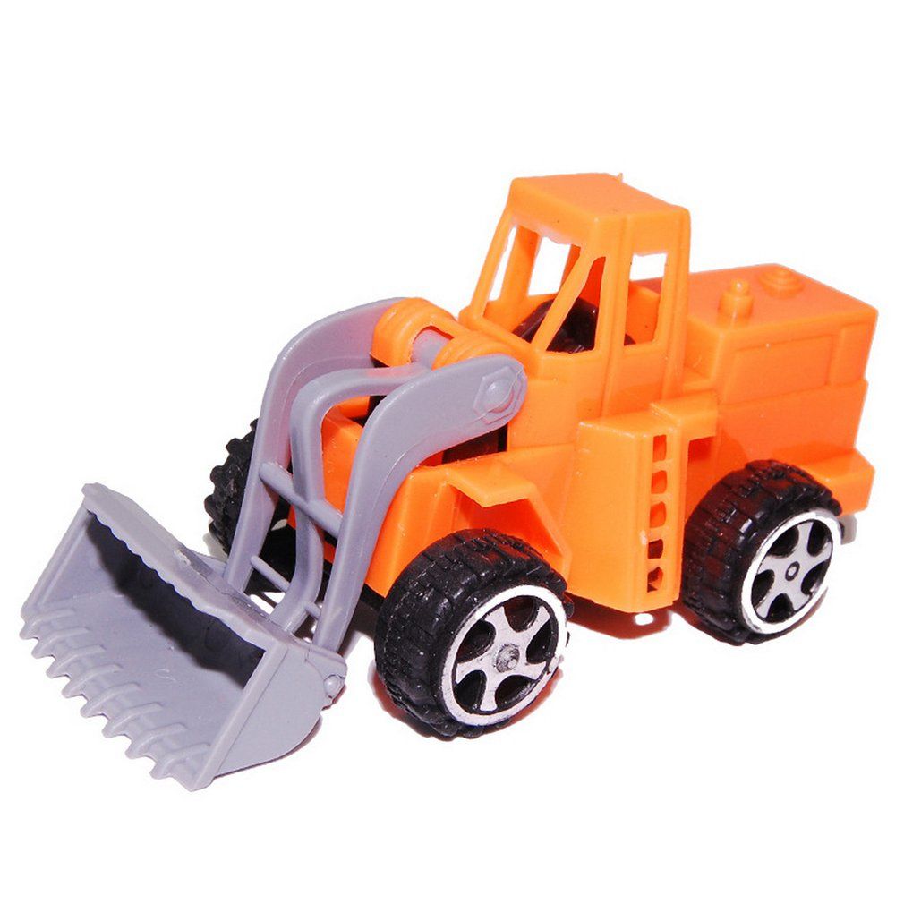 Children's Puzzle Pull Back Car Mini Car Forklift Toy Car Model Excavator Toy