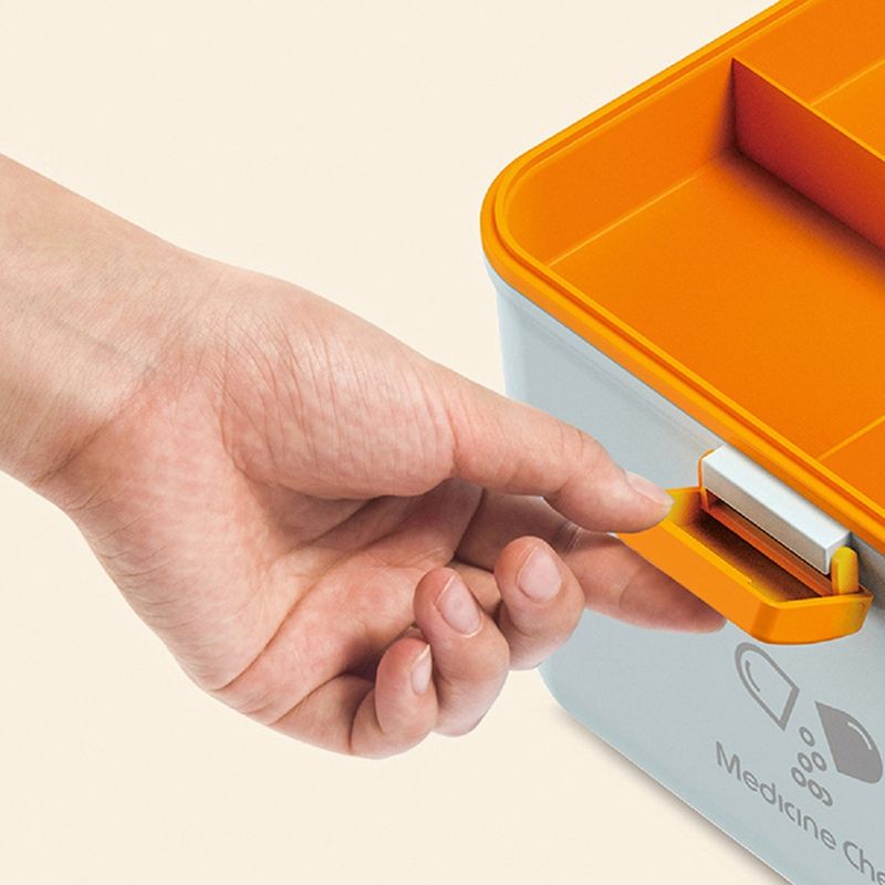 First Aid Kit Mini Plastic Car Travel Pill Storage Box