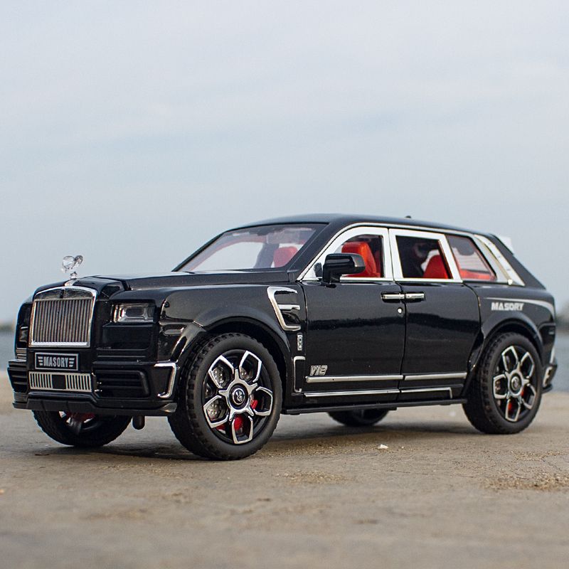 1:24 Rolls Royce Cullinan Masory SUV Alloy Luxy Car Model Di