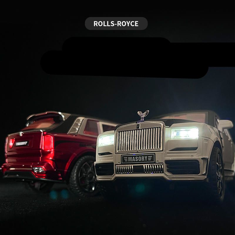 1:24 Rolls Royce Cullinan Masory SUV Alloy Luxy Car Model Di