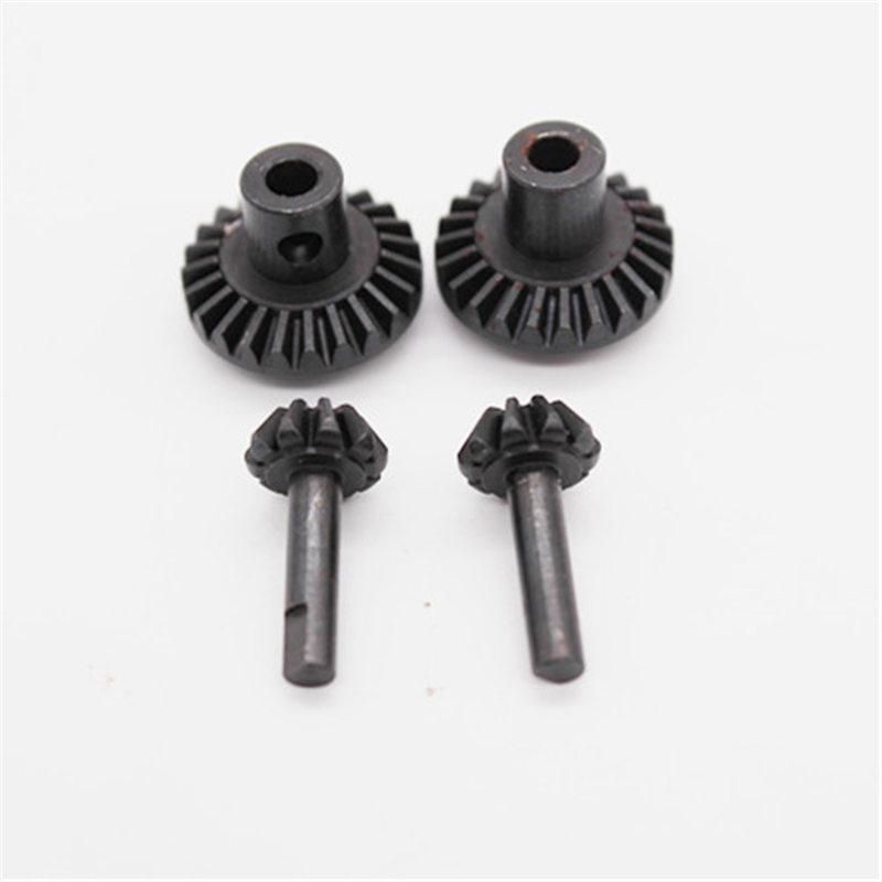Upgrade Metal Gear Bridge Axle for WPL B1 B-1 B14 B-14 B24 B-24 C14 C-14 C24 C-24 RC Car Spare Parts Metal Front Rear Axle Gear Steering Pull Rod Servo Pull Rod,Rear