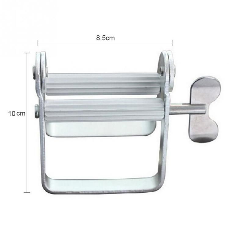 Wholesale metal paste squeezer stainless steel lazy toothpaste squeezer hair salon hairdressing tool handle squeeze dye paste black