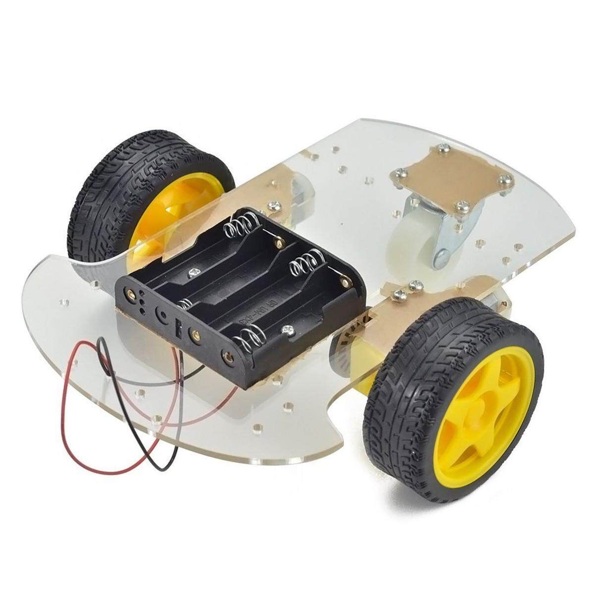 2WD 1:48 2 Motor Smart Robot Car Chassis Kit/Speed Encoder Box Arduino