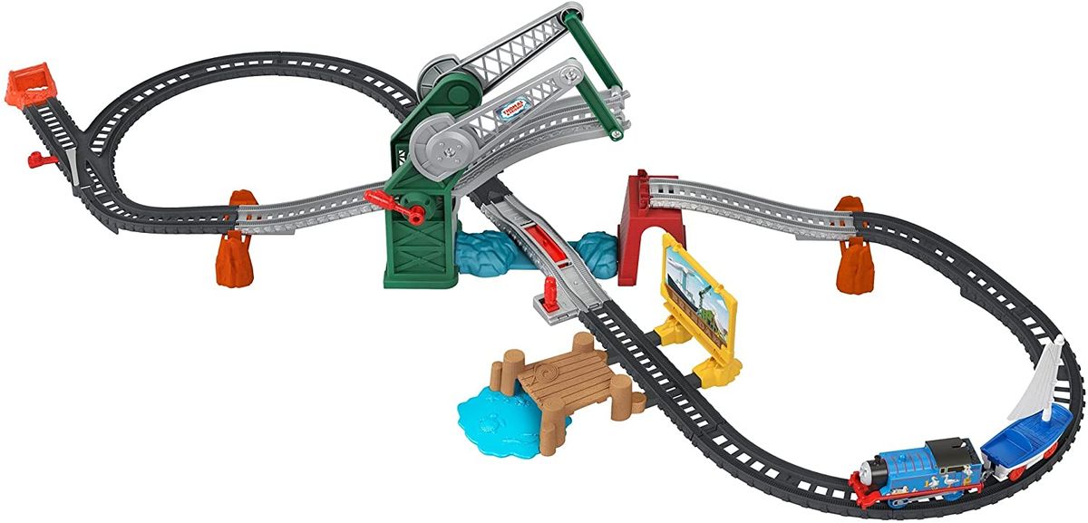 Thomas & Friends Bridge Lift Thomas & Skiff Train Set
