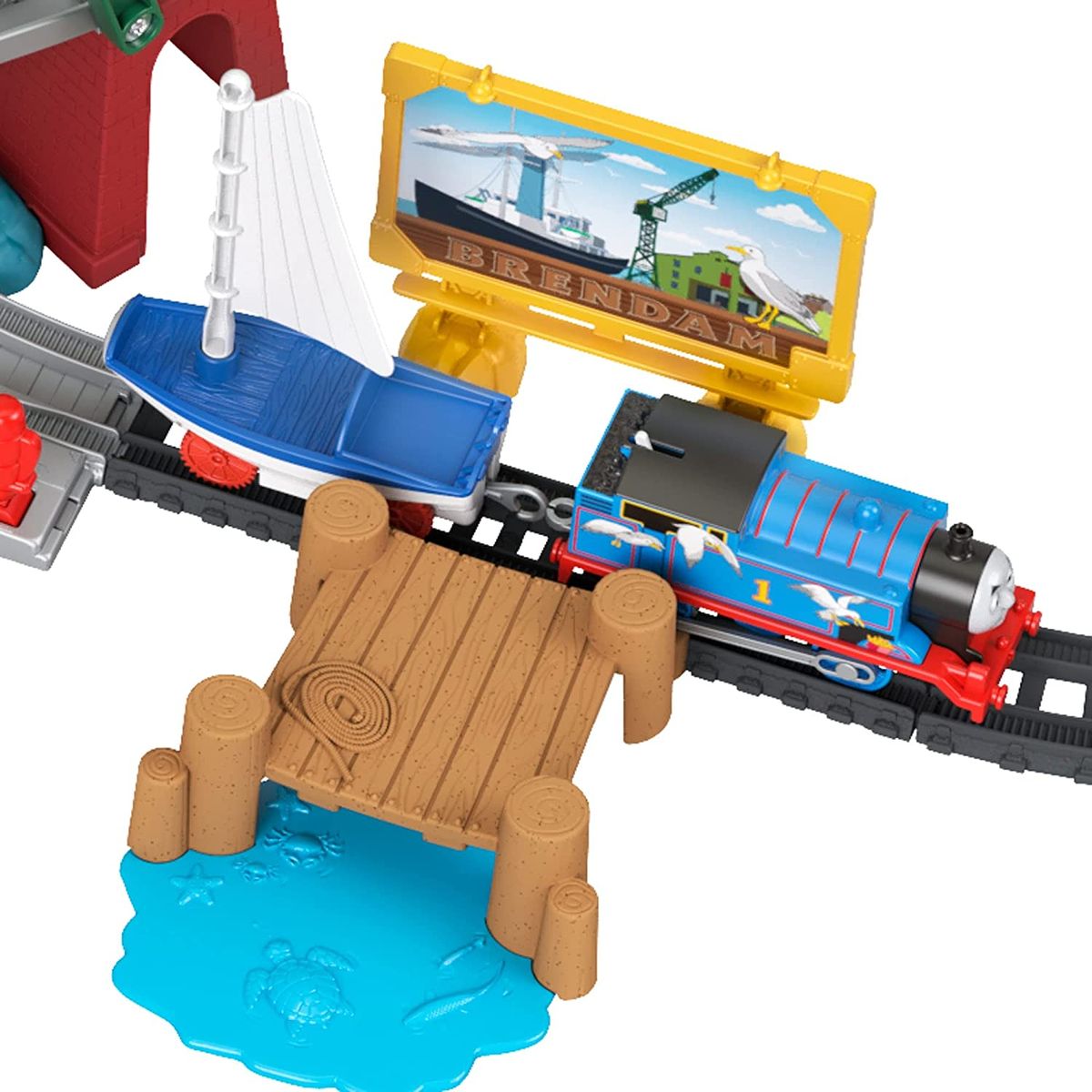 Thomas & Friends Bridge Lift Thomas & Skiff Train Set