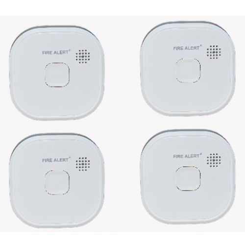 Smoke Alarm Detector 4set (Battery Operated