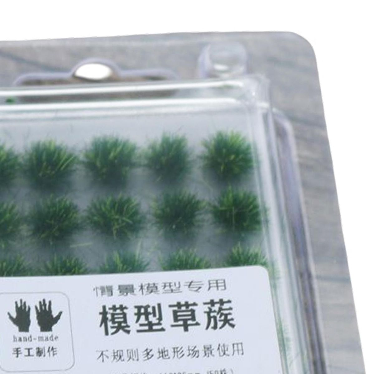 50Pcs Artificial Grass Bush Plant Scene Decoration Static Scenery E