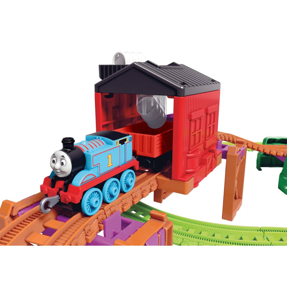 Thomas & Nia Cargo Delivery Diecast Train & Track Set 50 Pcs